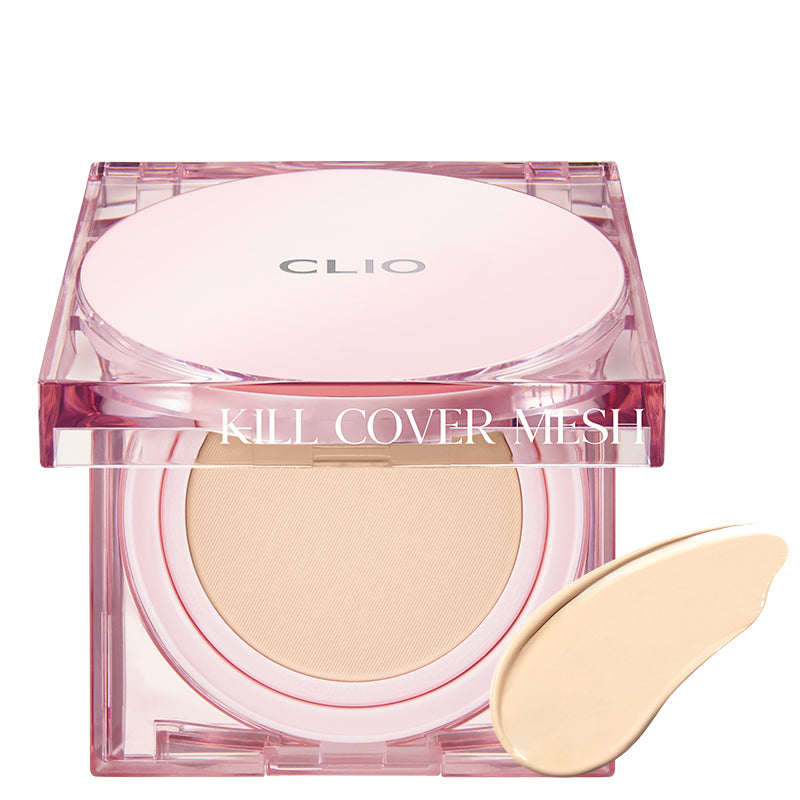 CLIO Kill Cover Mesh Glow Cushion 03 Linen | BONIIK Best Korean Beauty Skincare Makeup Store in Australia
