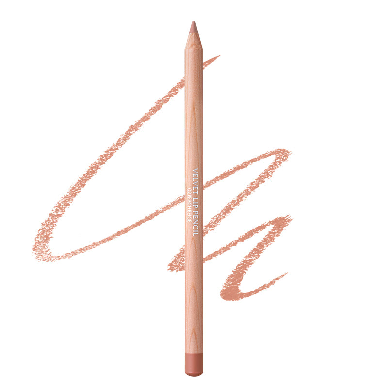 CLIO Velvet Lip Pencil Set 02 Peach Beige | BONIIK Best Korean Beauty Skincare Makeup Store in Australia