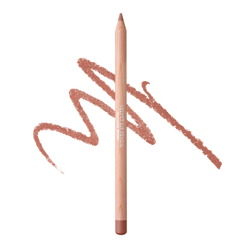 CLIO Velvet Lip Pencil Set 03 Coffee Brown | BONIIK Best Korean Beauty Skincare Makeup Store in Australia