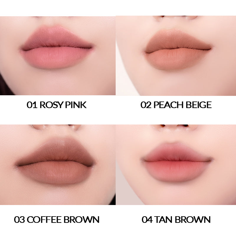 CLIO Velvet Lip Pencil Swatches | BONIIK Best Korean Beauty Skincare Makeup Store in Australia