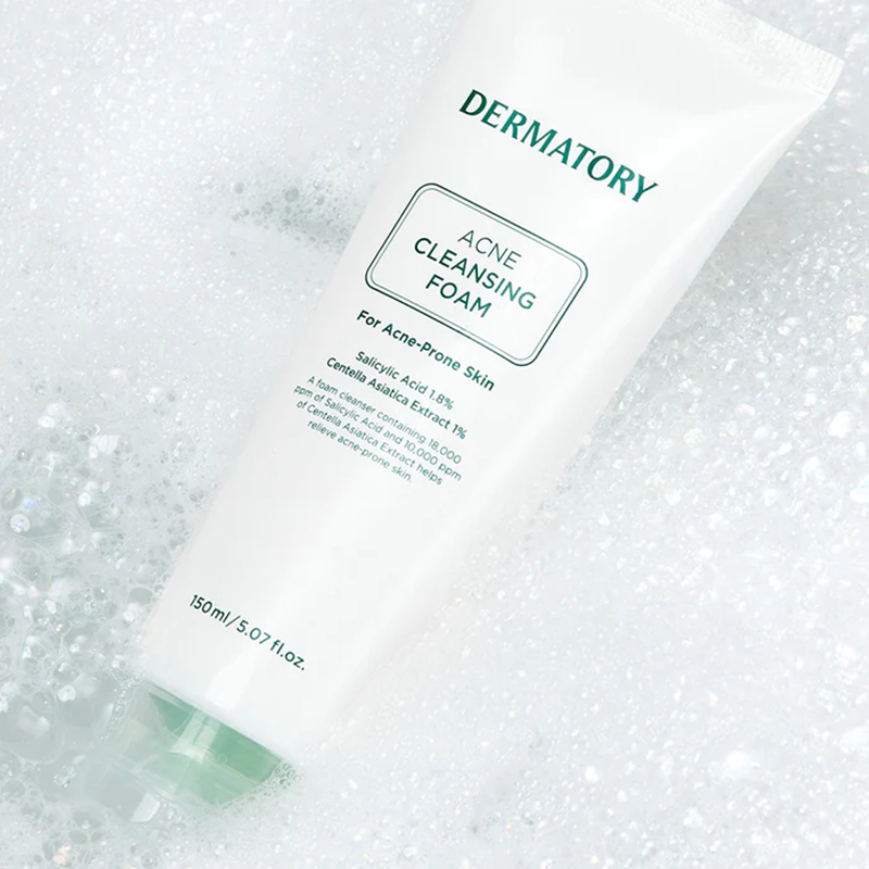 DERMATORY Acne Cleansing Foam For Acne-Prone Skin | BONIIK Australia