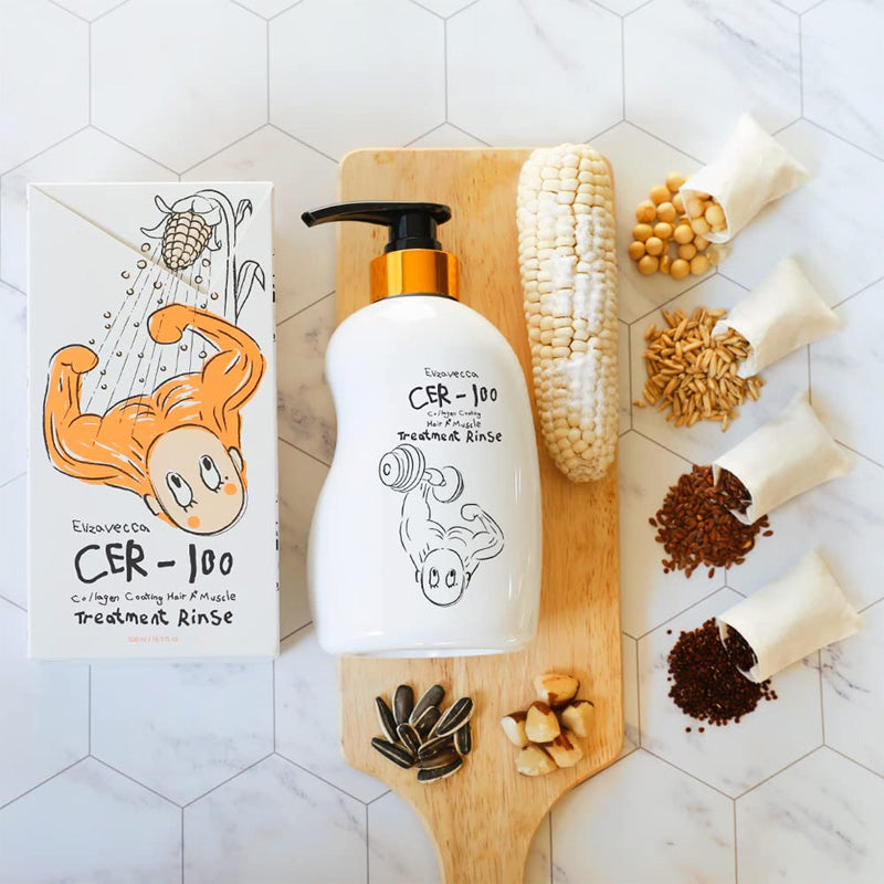 ELIAVECCA CER-100 Collagen Coating Hair Muscle Treatment Rinse | BONIIK Best Korean Beauty Skincare Makeup Store in Australia