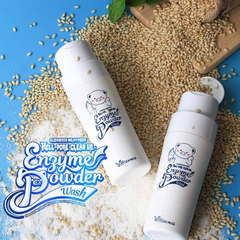 ELIZAVECCA Milky Piggy Hell-Pore Clean Up Enzyme Powder Wash | BONIIK Best Korean Beauty Skincare Makeup Store in Australia