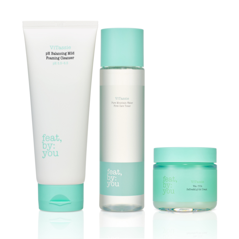 FEAT BY YOU ViTassie Essentials Trio Set | BONIIK Best K-Beauty Skincare Australia