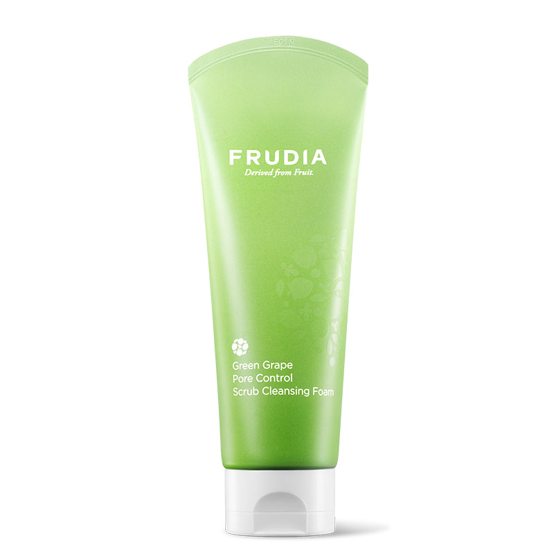 Green Grape Pore Control Scrub Cleansing Foam | BONIIK Best Korean Beauty Skincare Makeup Store in Australia