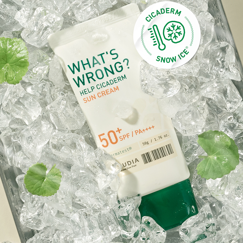 FRUDIA What's Wrong Help Cicaderm Sun Cream | BONIIK K-Beauty Skincare