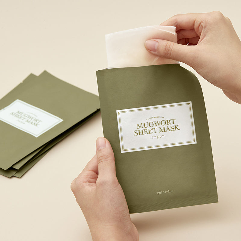 I'M FROM Mugwort Sheet Mask | BONIIK Best Korean Beauty Skincare Makeup Store in Australia