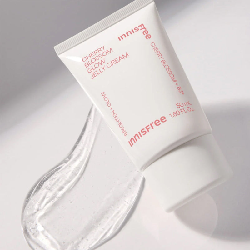 INNISFREE Cherry Blossom Glow Jelly Cream | BONIIK Best Korean Beauty Skincare Makeup Store in Australia