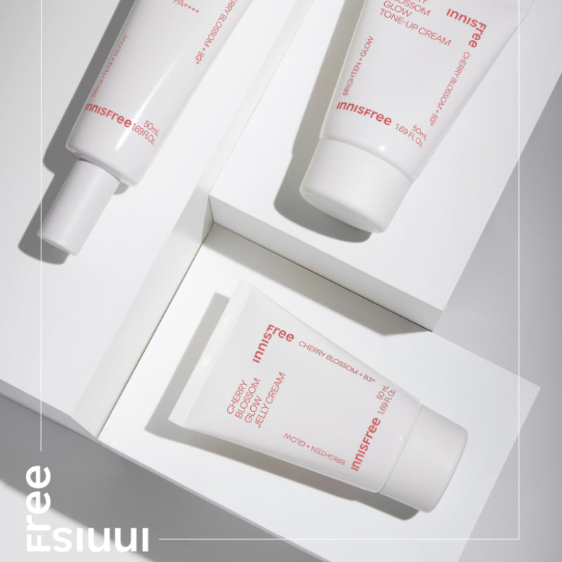 INNISFREE Cherry Blossom Glow Jelly Cream | BONIIK Best Korean Beauty Skincare Makeup Store in Australia
