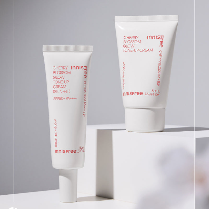INNISFREE Cherry Blossom Glow Tone Up Cream | BONIIK Best Korean Beauty Skincare Makeup Store in Australia