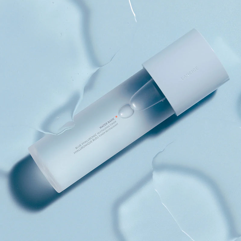 LANEIGE Water Bank Blue Hyaluronic Essence Toner For Normal to Dry Skin | BONIIK Best Korean Beauty Skincare Makeup Store in Australia