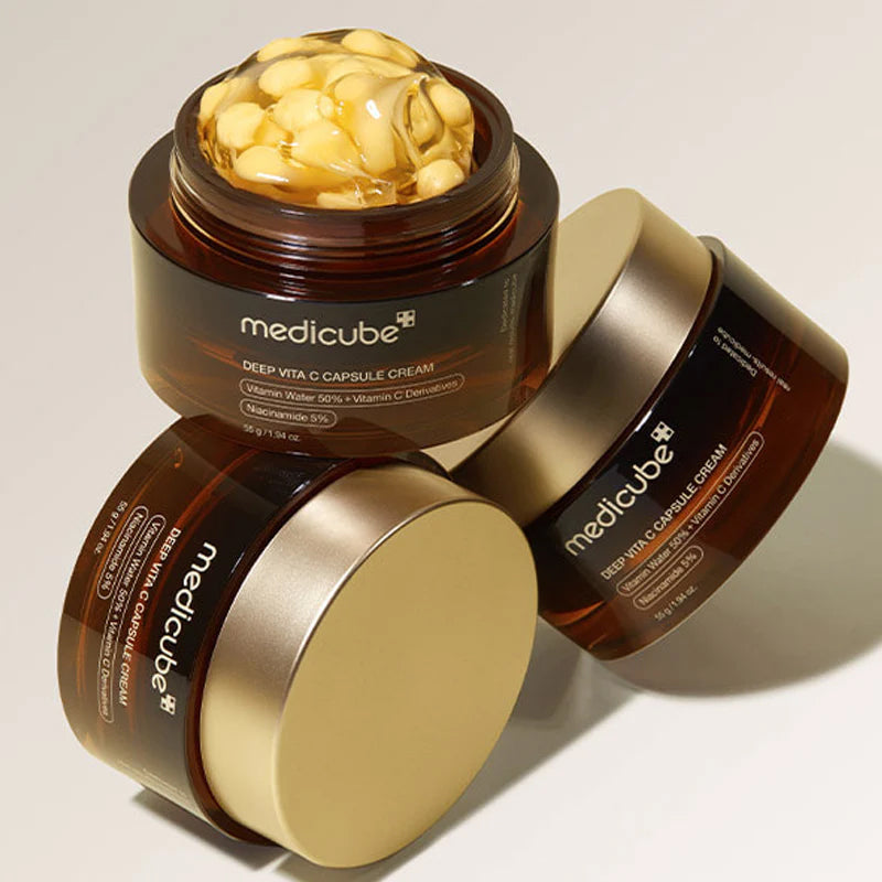 MEDICUBE Deep Vita C Capsule Cream | BONIIK Best Korean Beauty Skincare Makeup Store in Australia