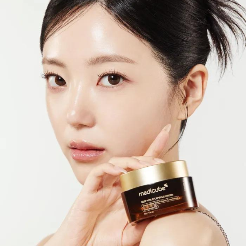 MEDICUBE Deep Vita C Capsule Cream | BONIIK Best Korean Beauty Skincare Makeup Store in Australia