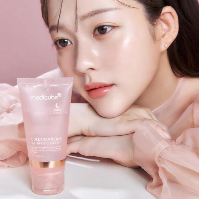 MEDICUBE Collagen Night Wrapping Mask |  BONIIK Best Korean Beauty Skincare Makeup Store in Australia