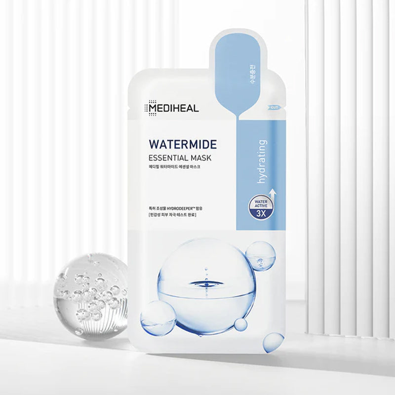 MEDIHEAL Watermide Essential Mask | BONIIK Best Korean Beauty Skincare Makeup Store in Australia