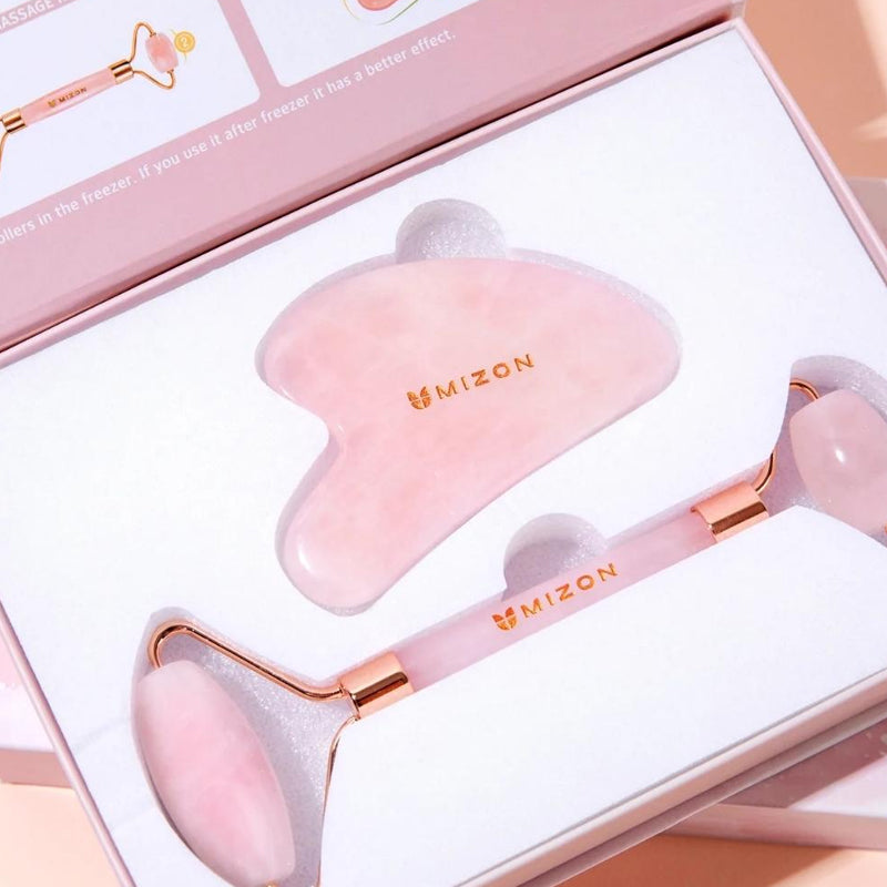 MIZON Facial Massage Roller and Gua-Sha Set | BONIIK Best Korean Beauty Skincare Makeup Store in Australia