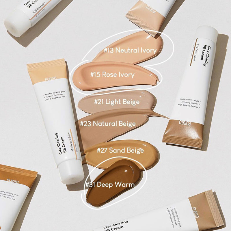 PURITO Cica Clearing BB Cream Texture BONIIK Best Korean Beauty Skincare Makeup Store in Australia