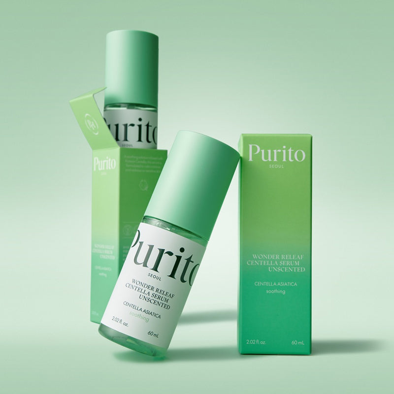 PURITO Wonder Releaf Centella Serum Unscented | BONIIK Best Korean Beauty Skincare Makeup Store in Australia