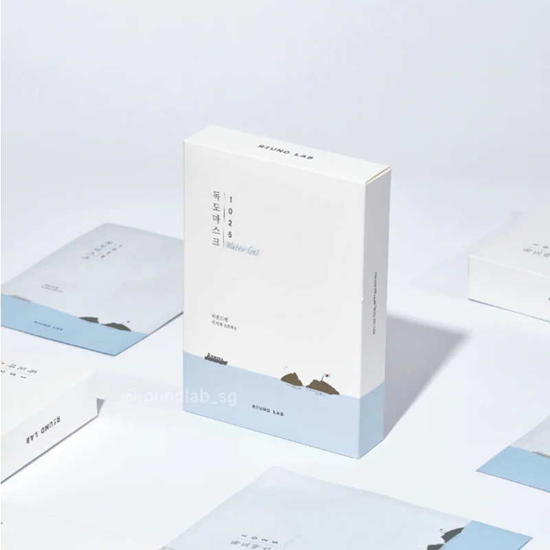 ROUND LAB 1025 Dokdo Hydrating Water Gel Mask | BONIIK Best Korean Beauty Skincare Makeup Store in Australia