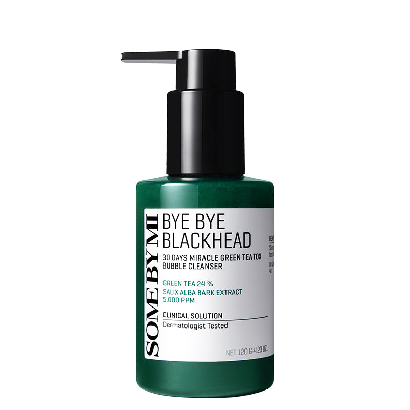SOME BY MI Bye Bye Blackhead 30 Days Miracle Green Tea Tox Bubble Cleanser | BONIIK Best Korean Beauty Skincare Makeup Store in Australia