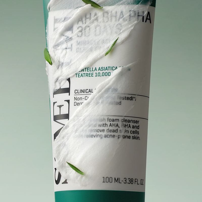 SOME BY MI AHA BHA PHA 30 Days Miracle Acne Clear Foam | Face wash for sensitive skin | BONIIK Best Korean Beauty Skincare Makeup in Australia