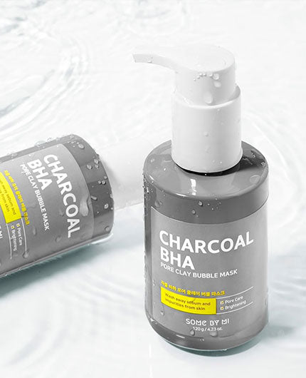 SOME BY MI Charcoal BHA Pore Clay Bubble Mask | Cleanser | BONIIK