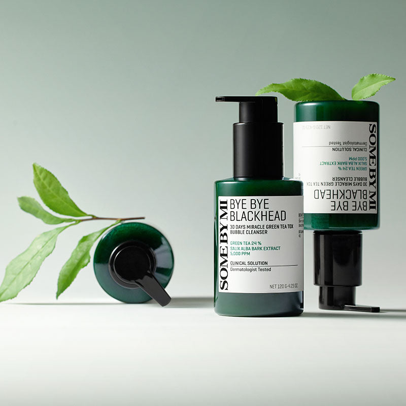 SOME BY MI Bye Bye Blackhead 30 Days Miracle Green Tea Tox Bubble Cleanser | BONIIK Best Korean Beauty Skincare Makeup Store in Australia
