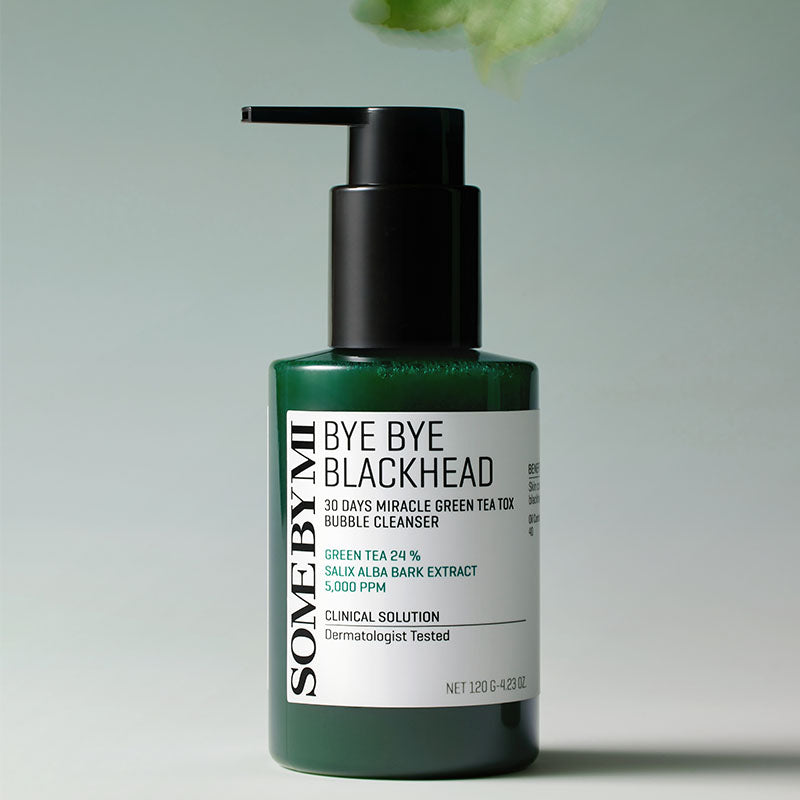 SOME BY MI Bye Bye Blackhead 30 Days Miracle Green Tea Tox Bubble Cleanser | BONIIK Best Korean Beauty Skincare Makeup Store in Australia
