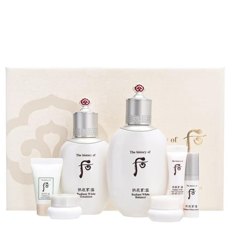 THE HISTORY OF WHOO Gongjinhyang Seol Radiant White 2pcs Special Set