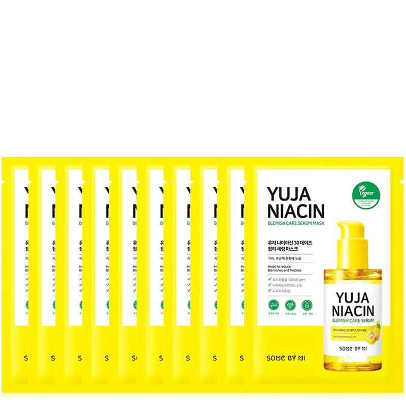 Yuja Niacin 30 Days Blemish Care Serum Mask Bundle (10pcs) | BONIIK