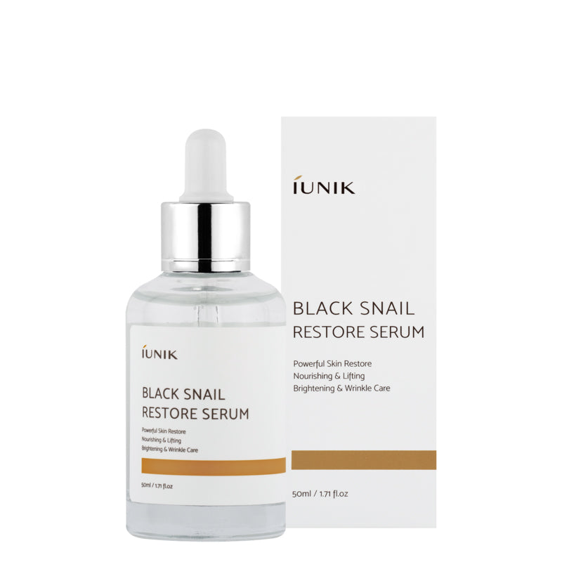 IUNIK Black Snail Restore Serum | Wrinkle Care | BONIIK Korean Beauty Store Australia