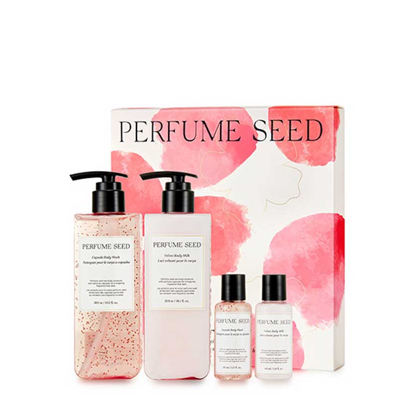 THE FACE SHOP Perfume Seed Velvet Special Body Care Set BONIIK Korean Skincare Australia