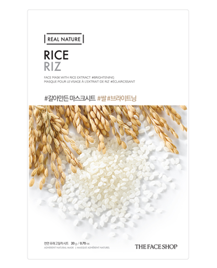 THE FACE SHOP Real Nature Rice Mask Sheet | MASK | BONIIK