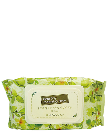 THE FACE SHOP Herb Day Cleansing Tissue | CLEANSER | BONIIK