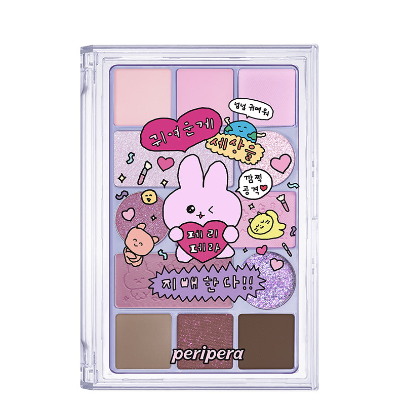 PERIPERA All Take Mood Technique Palette 05 Love You Pinkful Berry Choigosim BONIIK Korean Makeup Australia