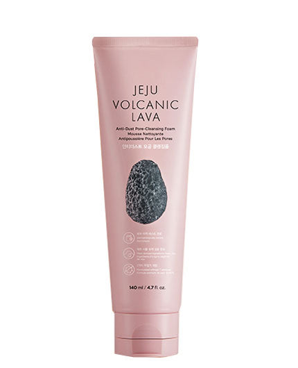 THE FACE SHOP Jeju Volcanic Lava Anti Dust Pore Cleansing Foam | Face Wash | BONIIK | Best Korean Beauty Skincare Makeup in Australia