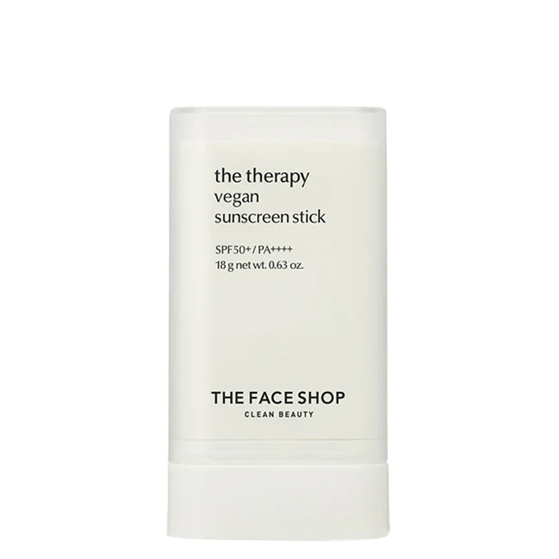 THE FACE SHOP The Therapy Vegan Sunscreen Stick | BONIIK Best Korean Beauty Skincare Makeup Store in Australia
