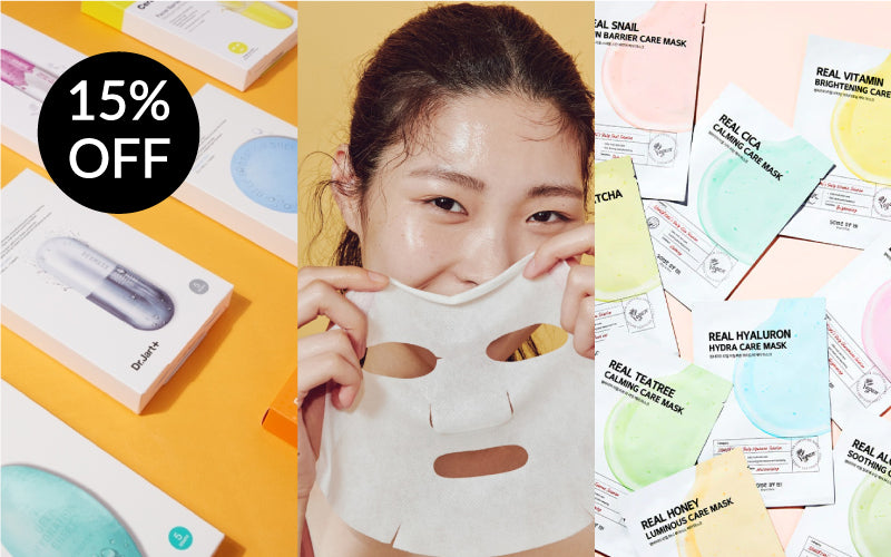 15% OFF Any 10 Sheet Masks | BONIIK Best Korean Beauty Skincare Makeup Store in Australia