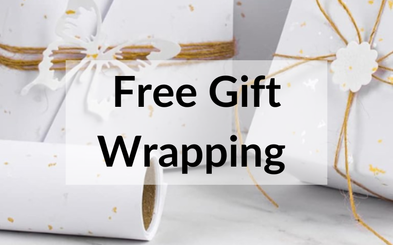 FREE Gift Wrapping when you spend $80+