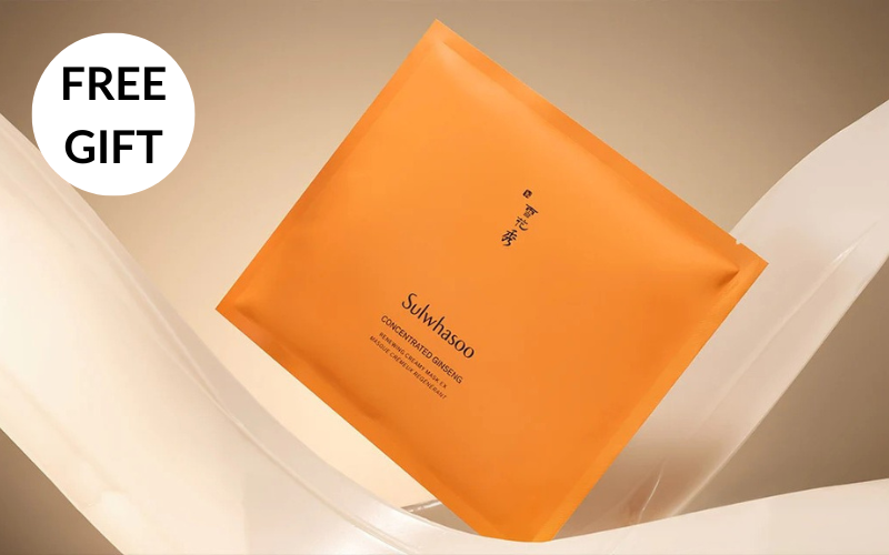 FREE SULWHASOO Concentrated Ginseng Renewing Creamy Mask Set (with $300+ spend)