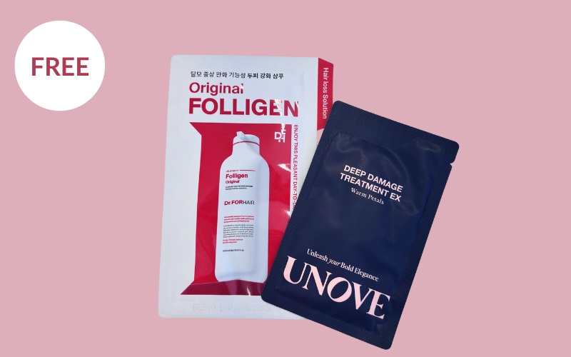 [Online Exclusive] FREE UNOVE or DR FOR HAIR Trial Sachet*