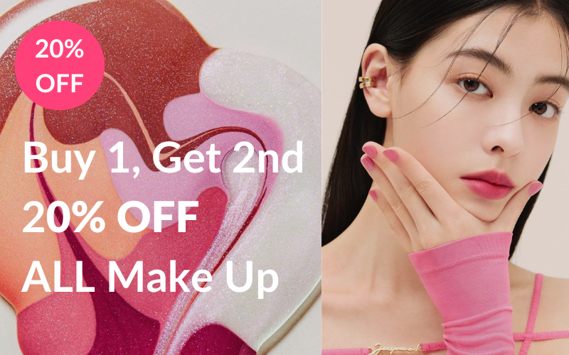 Buy 1 Get 2nd item 20% OFF - Make Up