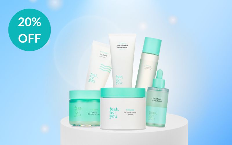 20% OFF FEAT BY YOU Skincare