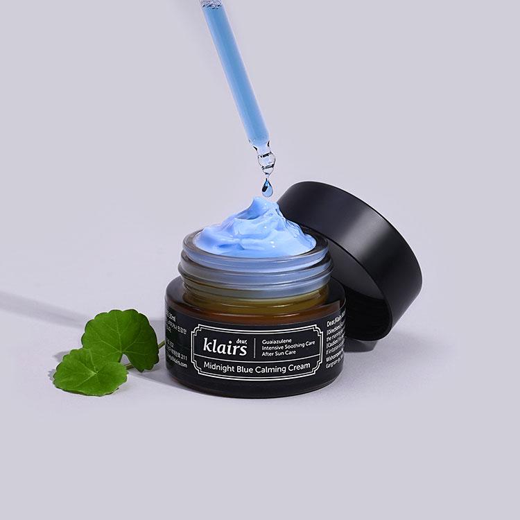 KLAIRS Midnight Blue Calming Cream Review | BONIIK