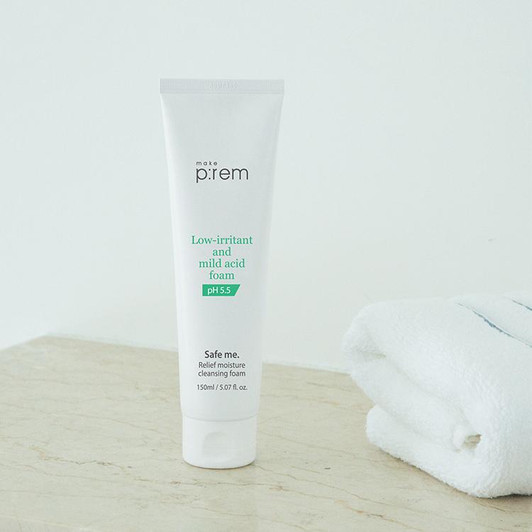 MAKE P:REM Safe Me. Relief Moisture Cleansing Foam Review | BONIIK