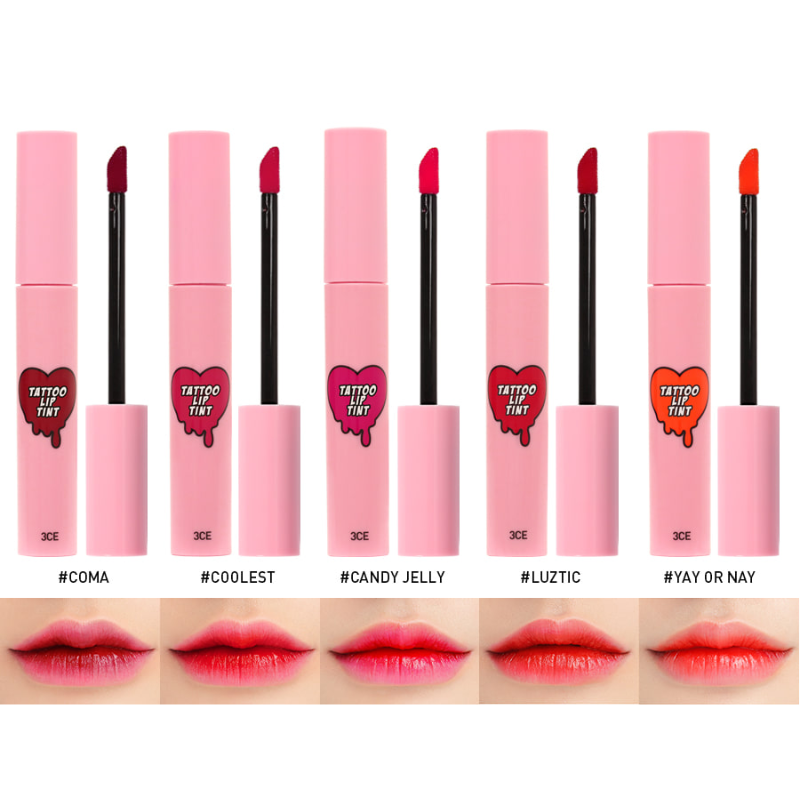 3CE Tattoo Lip Tint | Shop BONIIK K-Beauty Makeup & Skincare Australia