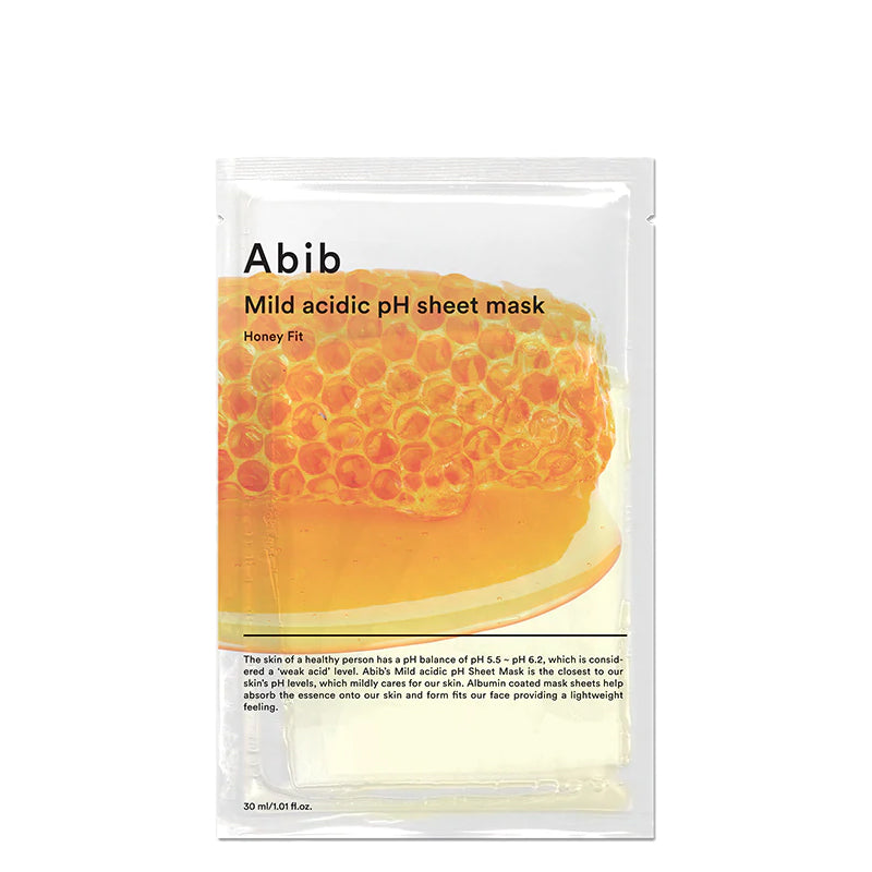 ABIB Mild Acidic pH Sheet AquaHoney Fit | BONIIK K Beauty Australia