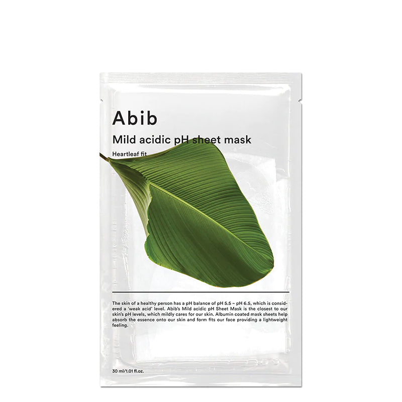 ABIB Mild Acidic pH Sheet Aqua Heartleaf Fit | BONIIK K Beauty Australia