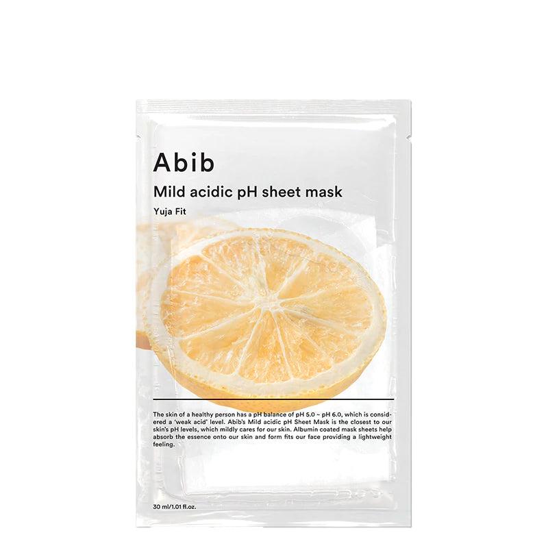 ABIB Mild Acidic pH Sheet Yuja Fit | BONIIK K Beauty Australia