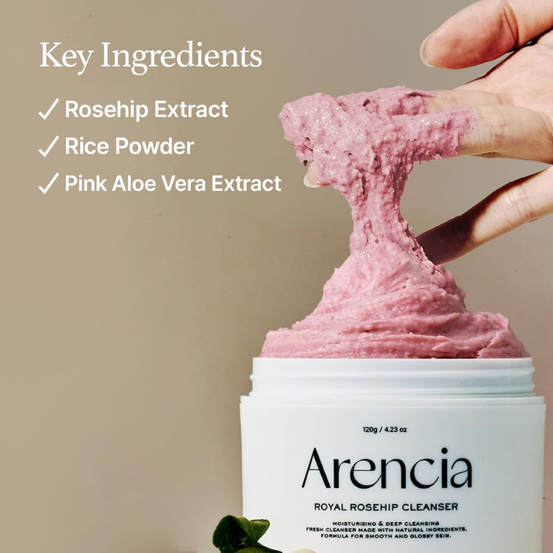 ARENCIARosehipRiceMochiCleanser | BONIIK Best Korean Beauty Skincare Makeup Store in Australia